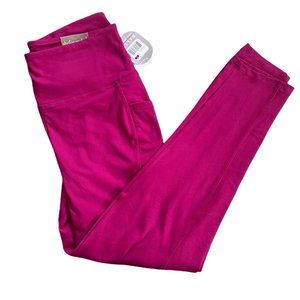 NWT Bally High Rise Magenta Ankle Leggings